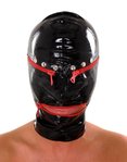Latex mask w.zipper
