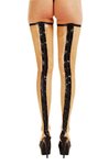 Latex stockings w.zipper 83cm long