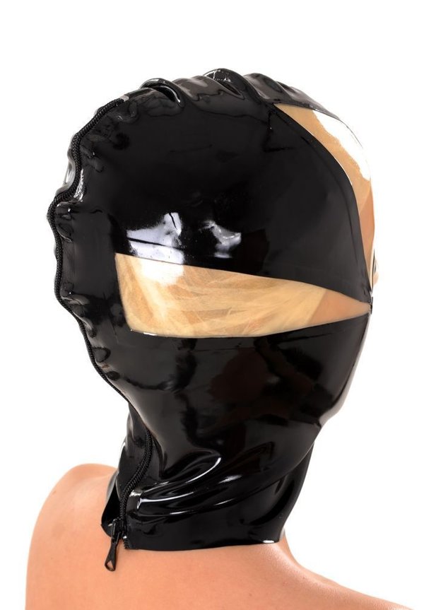 Latex Maske mit zipper