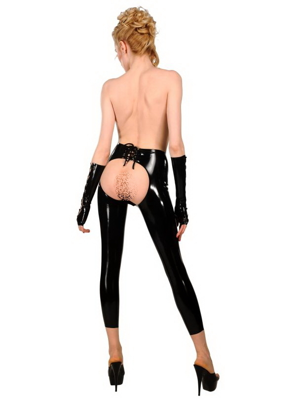 Latex Trousers ouvert